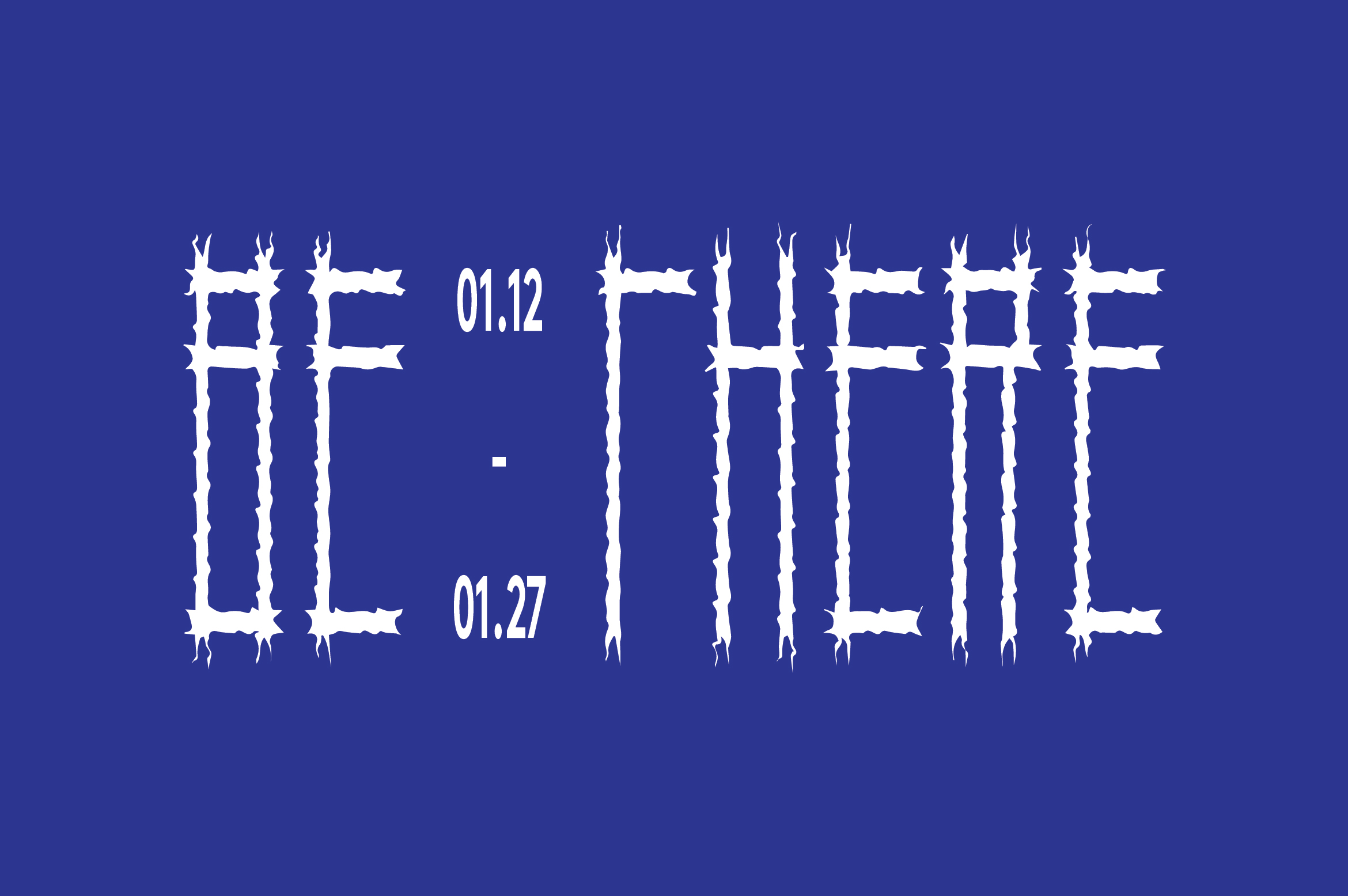 Identity and logo for BE THERE - Design Festival in Sham Shui Po by dtby_, Ron Wan, and Mildred Cheng.