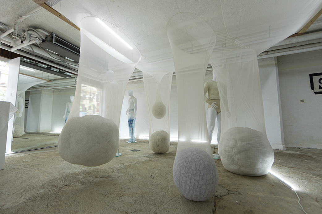 Ron Wan Pop-Up Shop Interior for FFFRIDAY 2020 and Fashion Farm Foundation in Hong Kong.