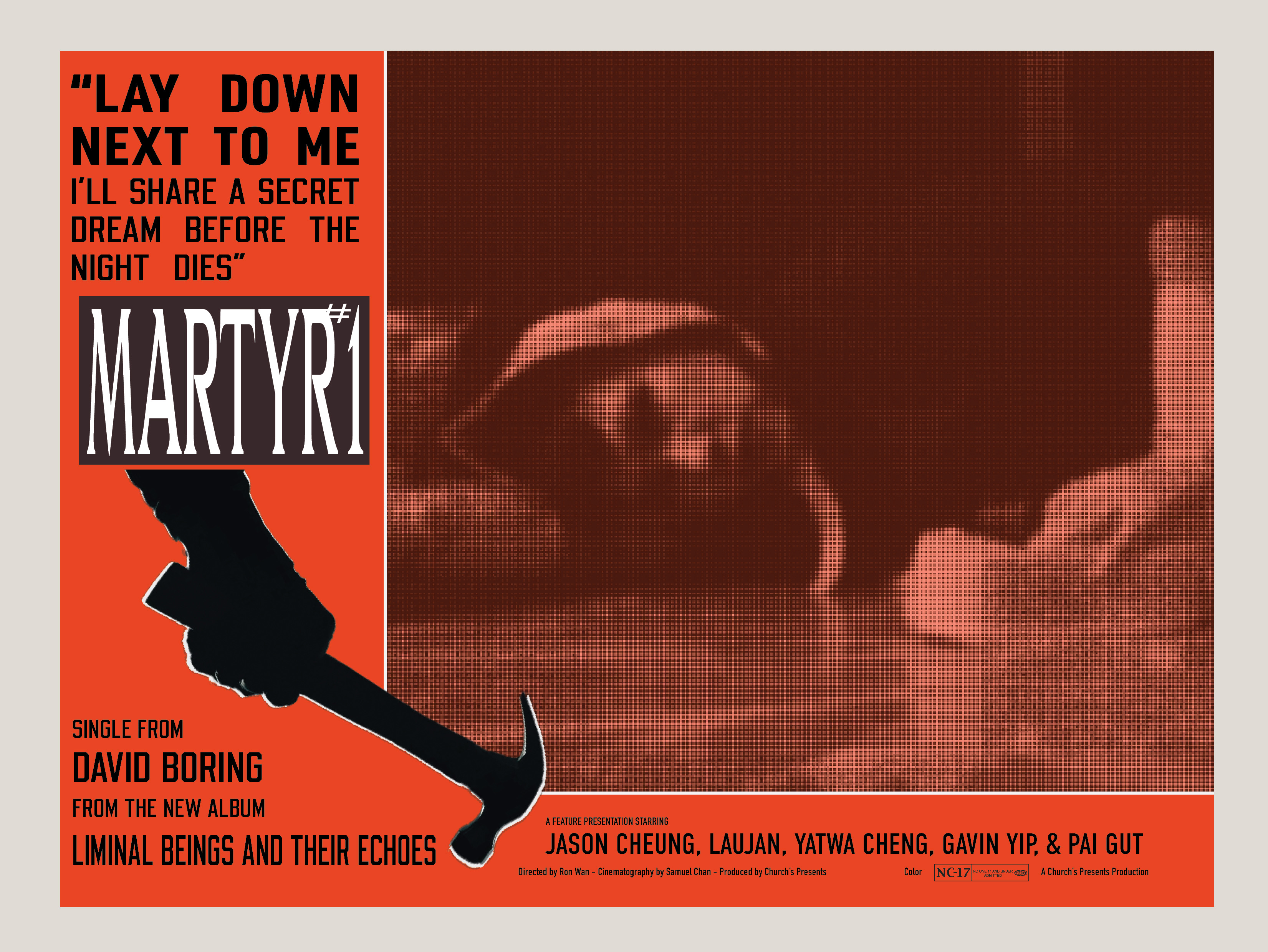 Ron Wan with David Boring new music video Martyr#1 and the release of the album Liminal beings and Their Echoes.