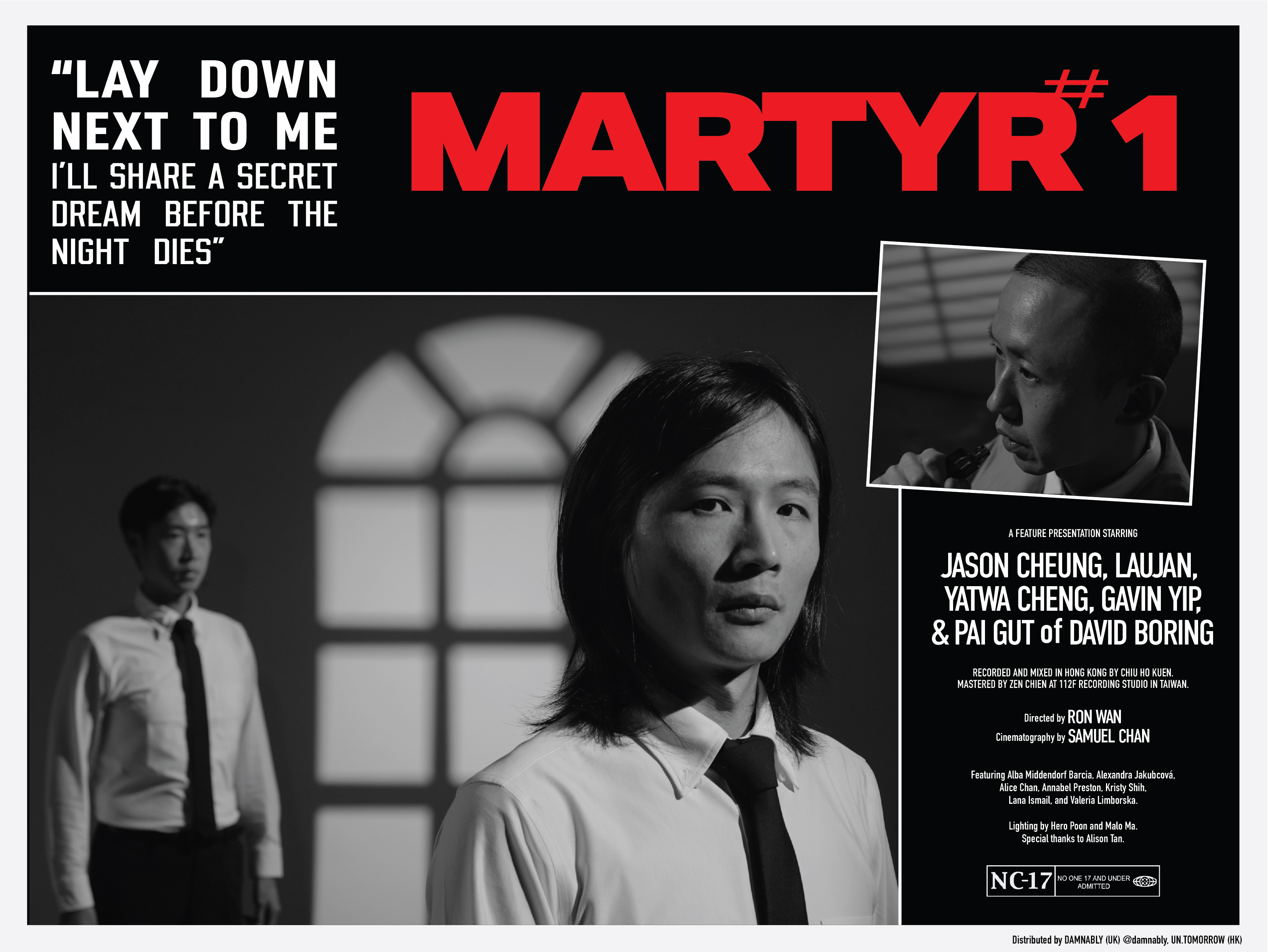 Ron Wan with David Boring new music video Martyr#1 and the release of the album Liminal beings and Their Echoes.