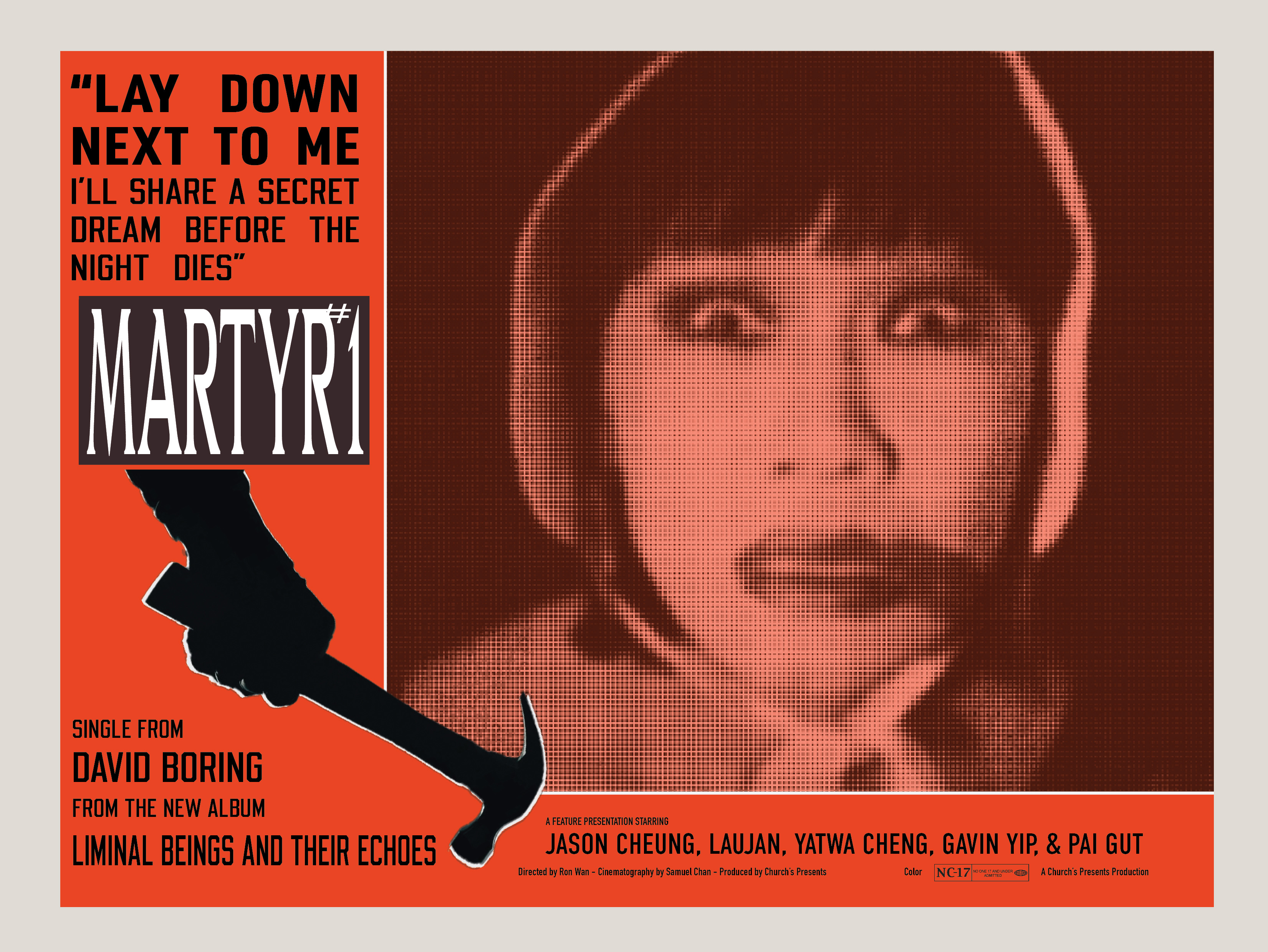 Ron Wan with David Boring new music video Martyr#1 and the release of the album Liminal beings and Their Echoes.