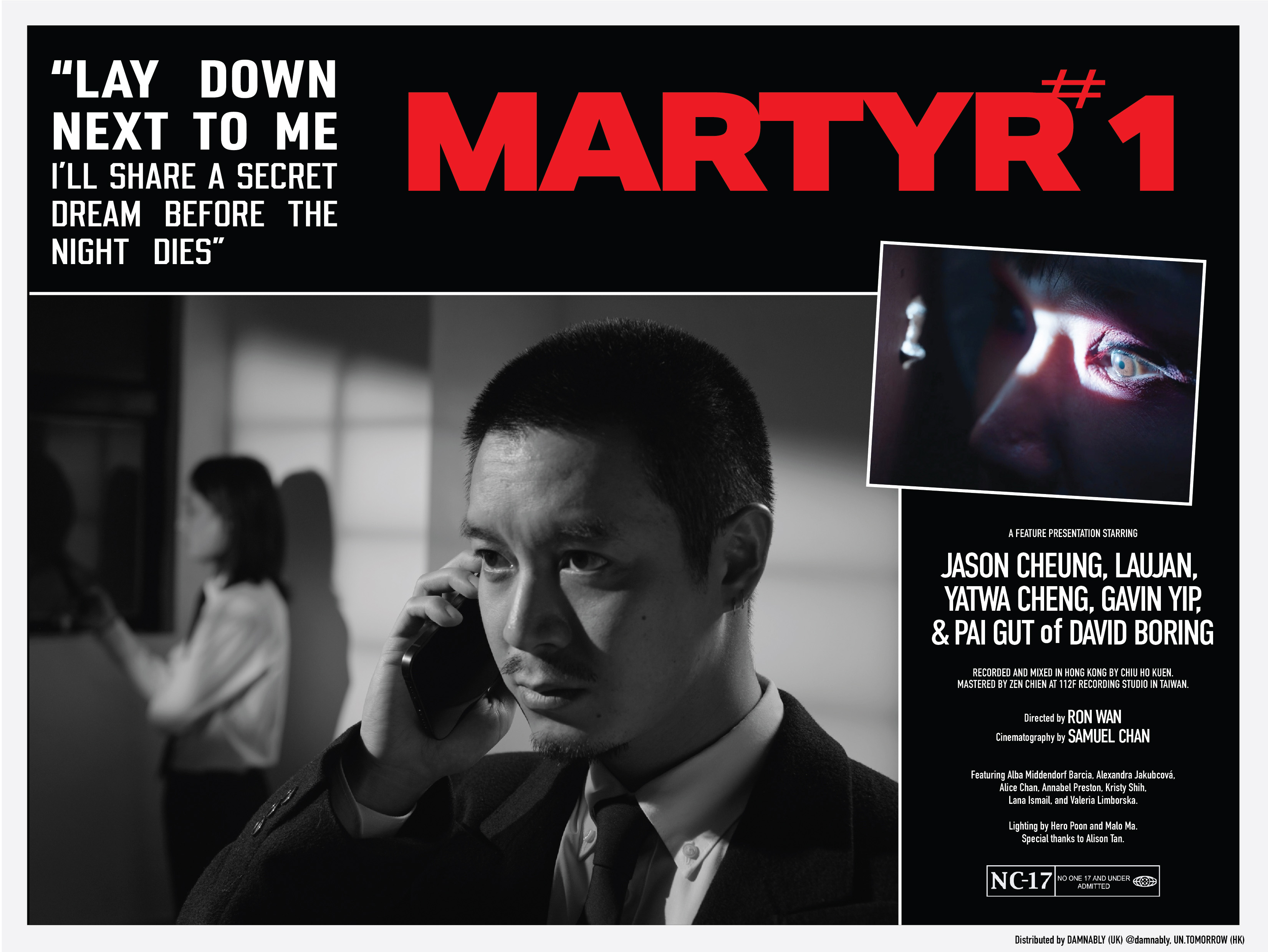 Ron Wan with David Boring new music video Martyr#1 and the release of the album Liminal beings and Their Echoes.