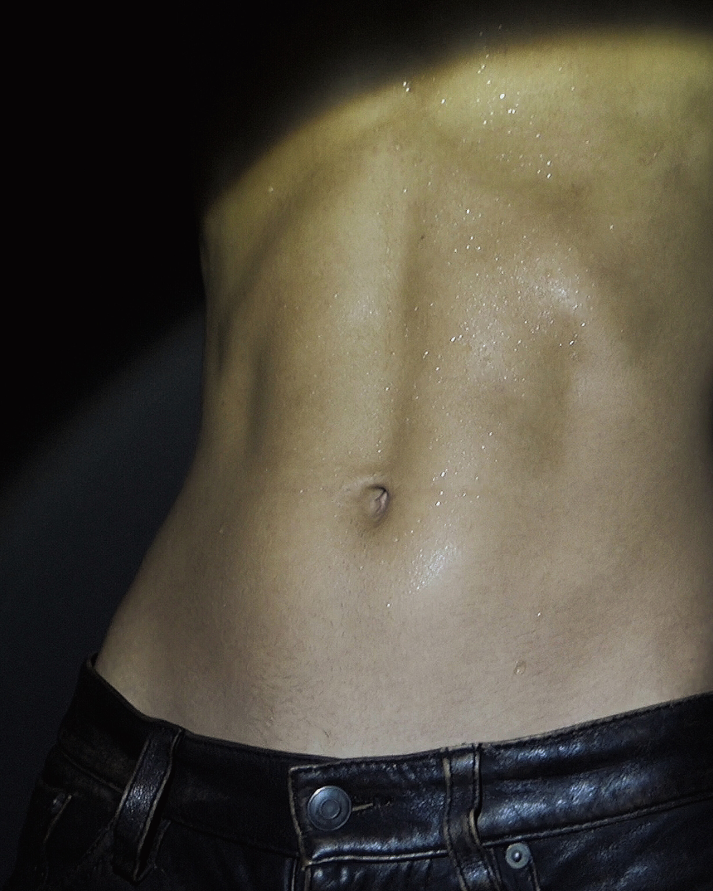 Ron Wan with Roma Birsan with Hunters Agency, Modelwerk, and Tank. Photographed in Hong Kong.