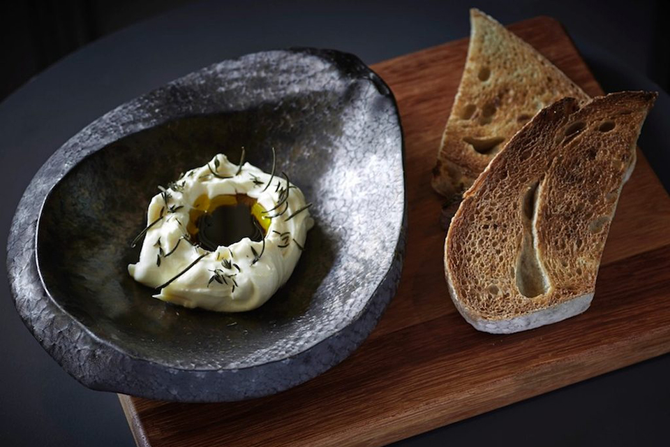 Menu Design by Ron Wan. House Made Ricotta Promotion at The Pawn's 2/F Tom Aikens Kitchen in Wan Chai, Hong Kong