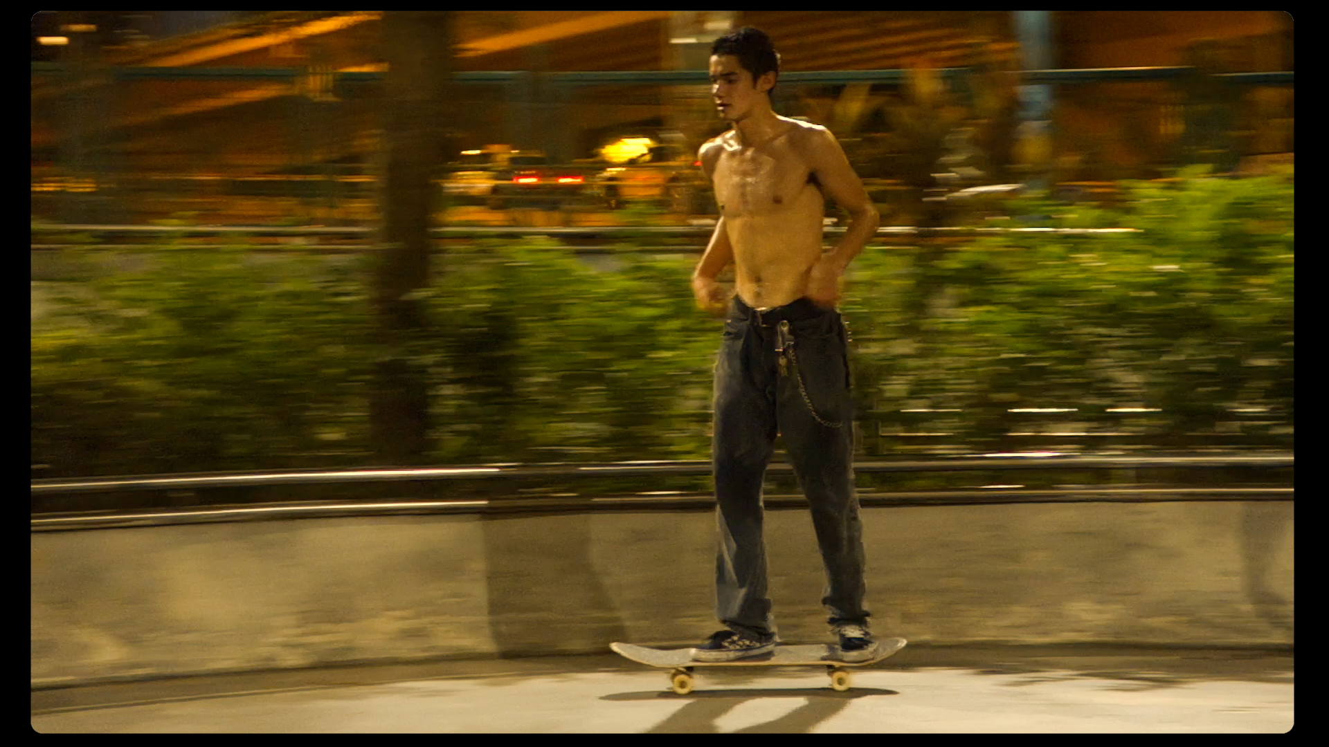 Ron Wan with Luke Harris in Causeway Bay, Hong Kong.