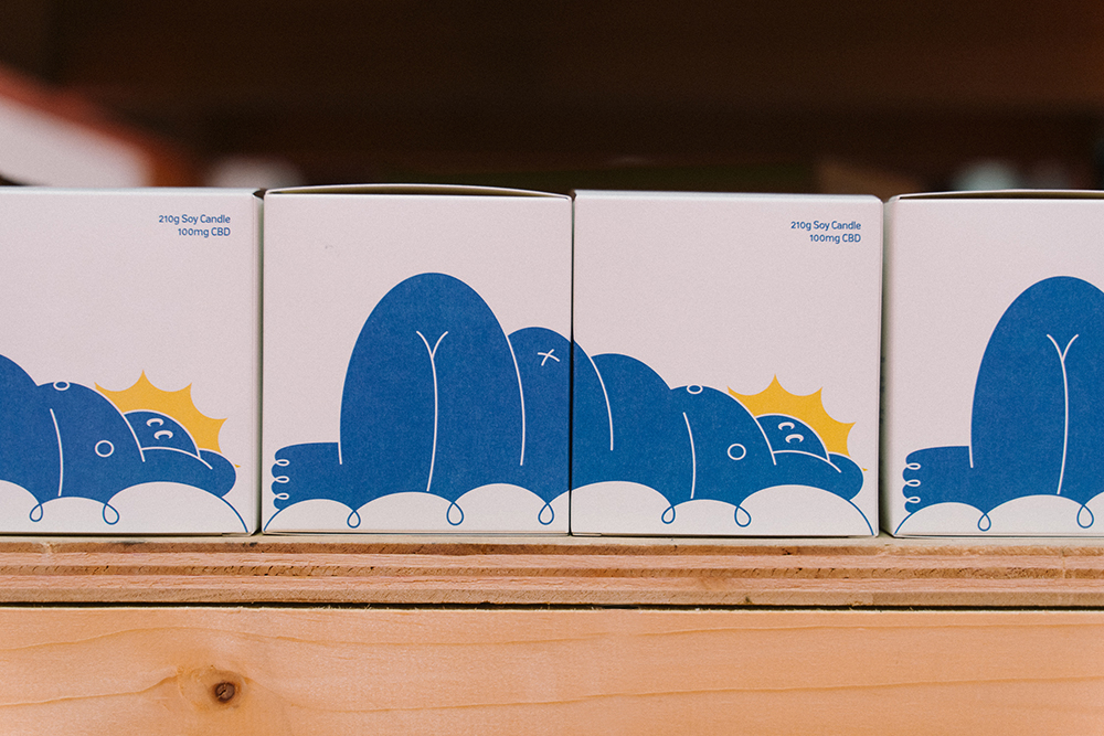 Ron Wan: dtby_ BOON Design and production by Ron Wan and Mildred Cheng featuring CBD Candles by Lazy Soul at K11 Art Mall in Hong Kong.